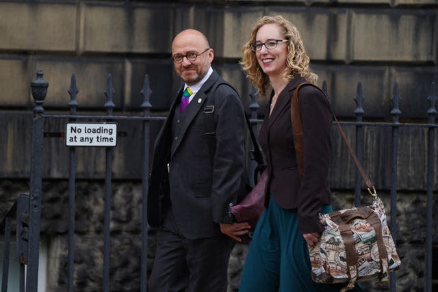 Patrick Harvie and Lorna Slater