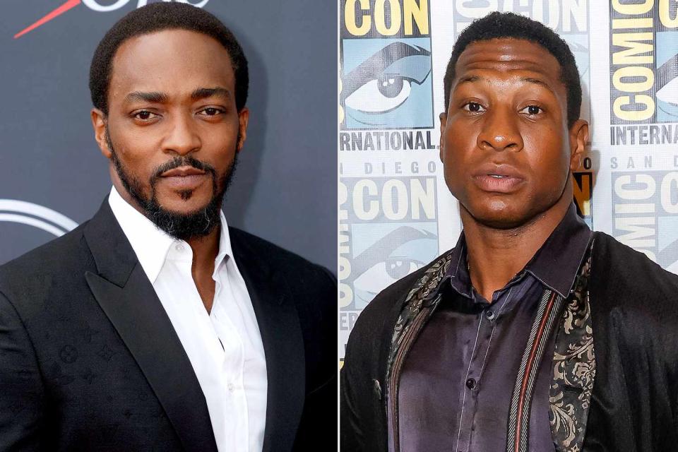 <p>Michael Loccisano/Getty Images; Frazer Harrison/Getty Images</p> Anthony Mackie and Jonathan Majors