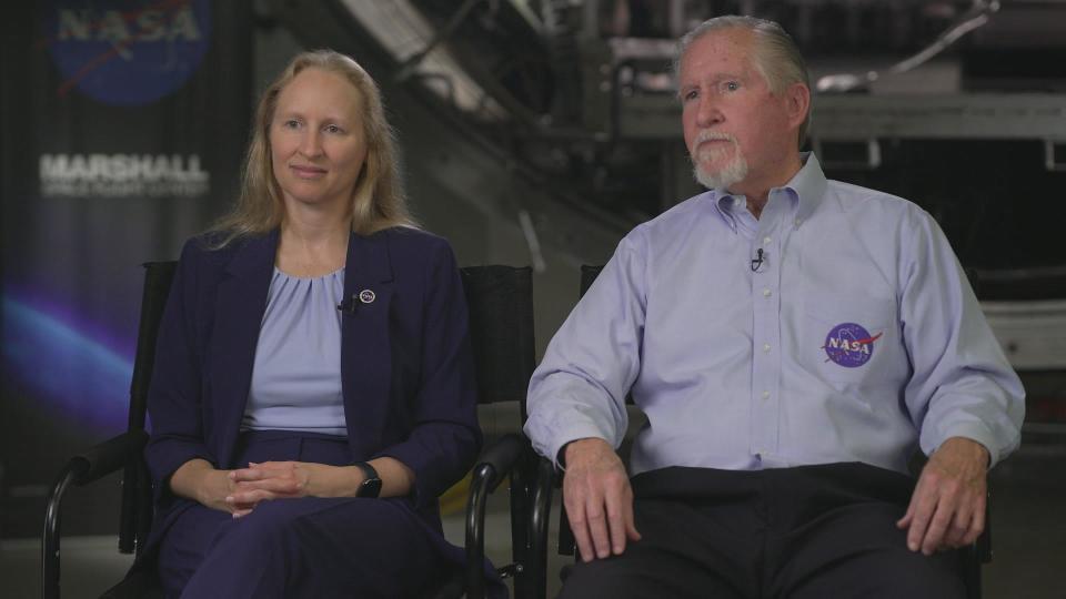 NASA scientists Jennifer Edmunson and Corky Clinton / Credit: 60 Minutes