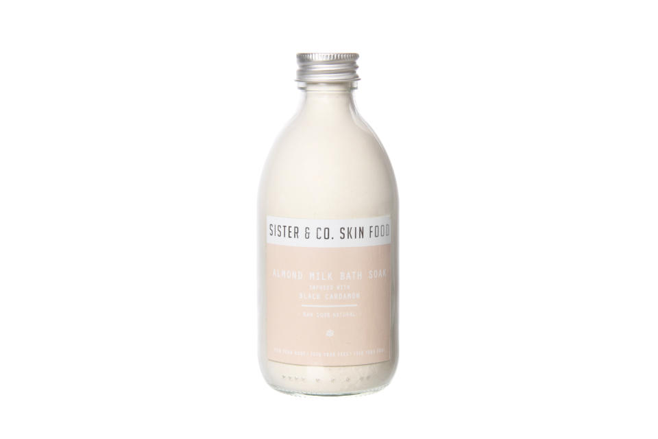 Sister & Co. Almond Milk and Cardamom Milk Bath Soak, £25. [Photo: Sister & Co.]