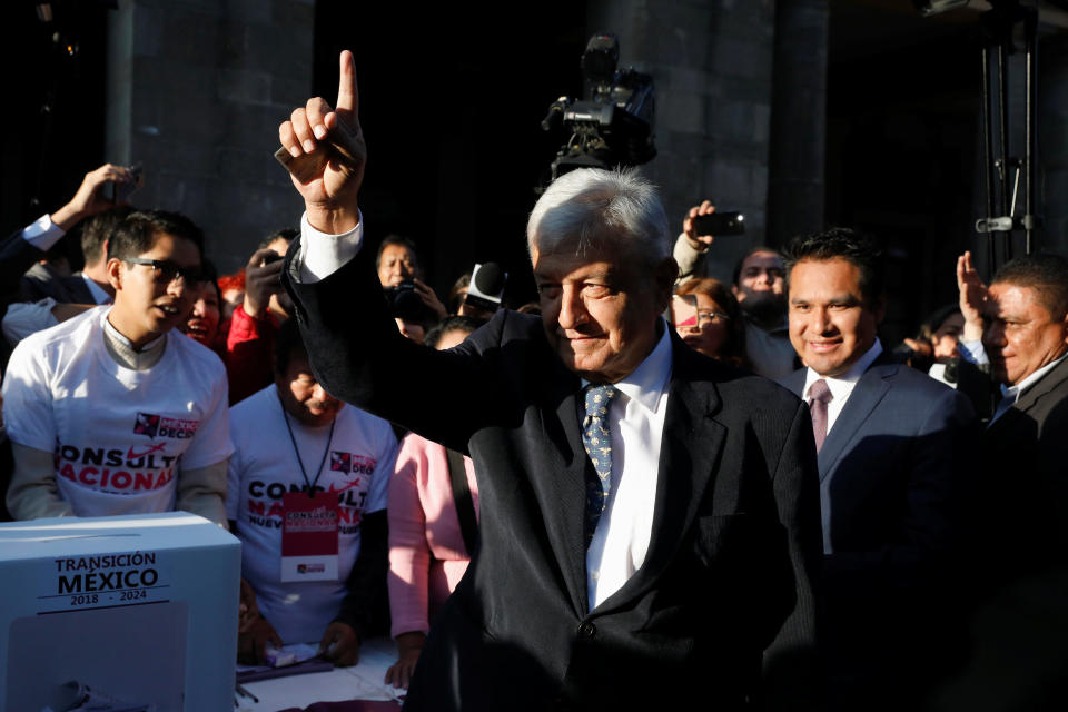 Andres Manuel Lopez Obrador asumirá la presidencia de México en diciembre próximo (Foto: REUTERS/Andres Stapff)