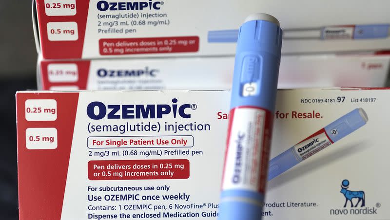 The injectable drug Ozempic is shown on July 1, 2023, in Houston. An increasing number of individuals are using the diabetes treatment drug for its unintended side effect of effective weight loss, per reports. 