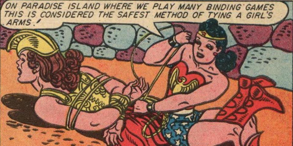 Binding-games-and-bondage-in-Wonder-Woman-comics