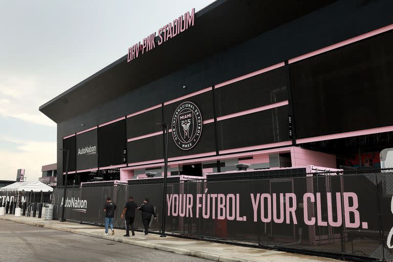 El estadio DRV PNK del equipo de fútbol profesional Inter Miami, en Fort Lauderdale, Florida