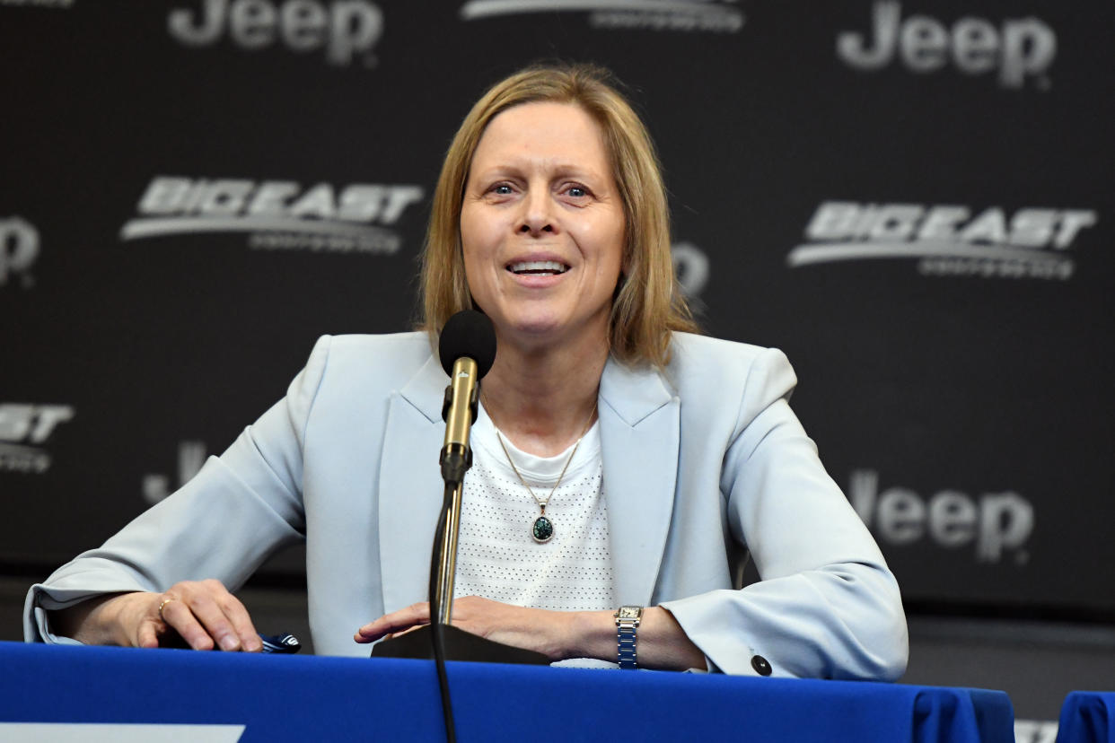 Now the Big East commissioner, Val Ackerman was the founding president of the WNBA and steered the league through many of its first milestones. (Mitchell Layton/Getty Images)