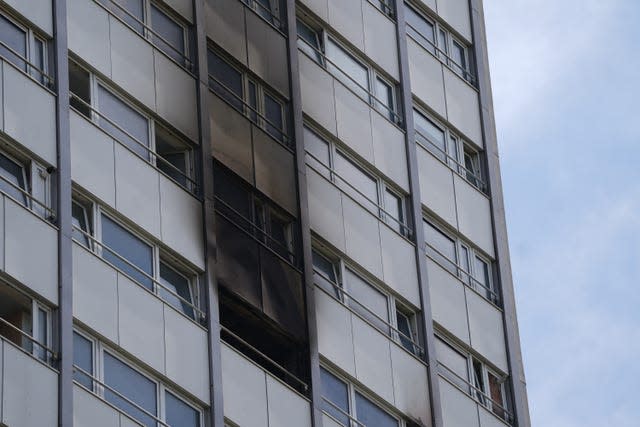 Tower block fire