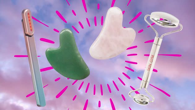 De-stress and de-puff with this facial tool lineup that includes a <a href=