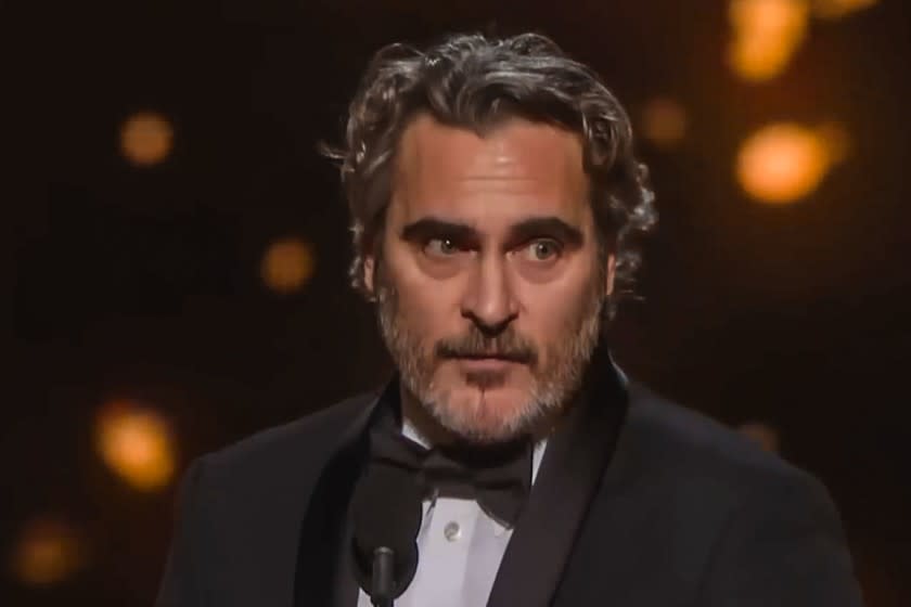 Joaquin Phoenix called out the BAFTAs in February for sending a message to people of color that "you're not welcome here." <span class="copyright">(Los Angeles Times)</span>