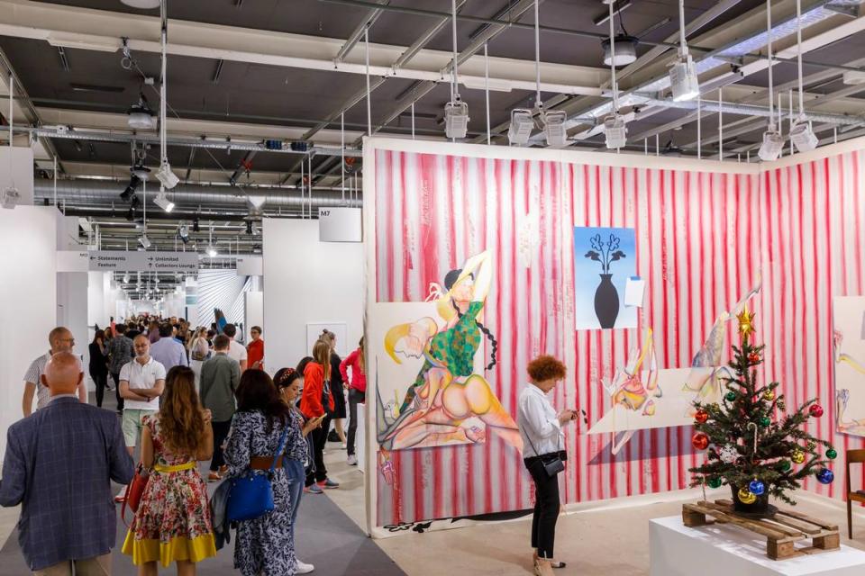 The Art Basel Miami Beach fair takes place every December at the city’s convention center.