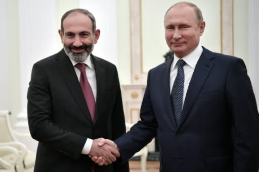 Pashinyan meets Vladimir Putin in Moscow on Wednesday