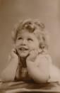 <p>Princess Elizabeth, now Queen Elizabeth II, is all smiles in this portrait from 1929, when she was only 3 years old.</p>