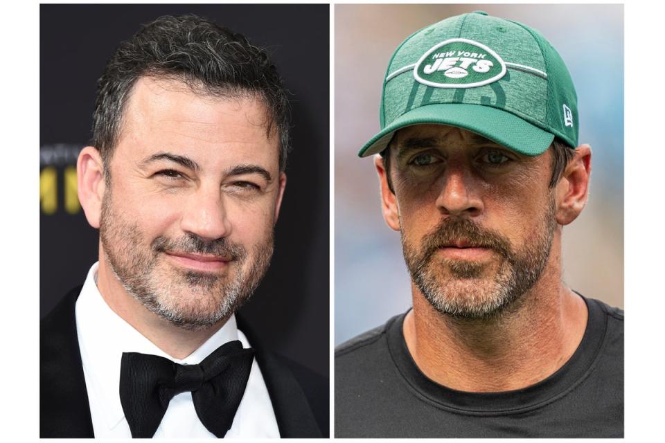 Rodgers llegó a afirmar que Kimmel podría ser una de las personas nombradas en los documentos judiciales que contenían información sobre personas vinculadas con el delincuente sexual convicto Jeffrey Epstein. (AP)