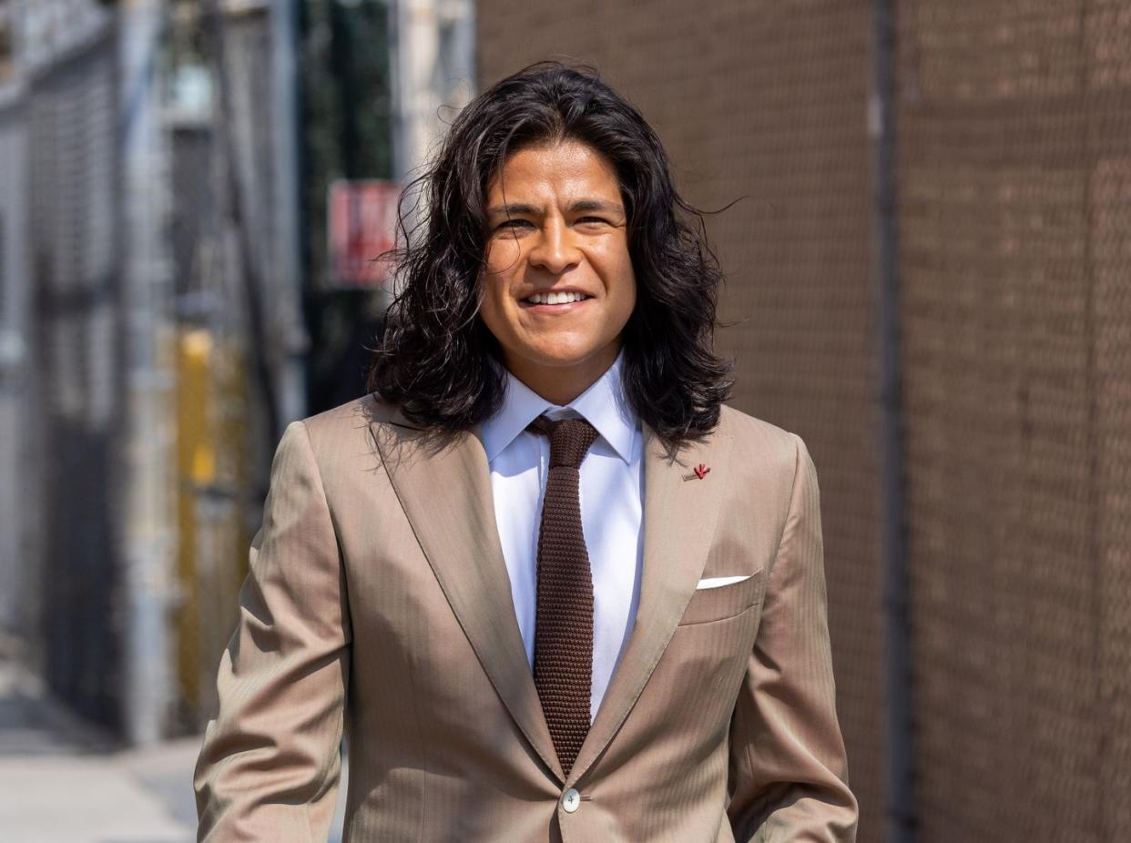 los angeles, ca august 24 cristo fernandez is seen at jimmy kimmel live on august 24, 2021 in los angeles, california photo by rbbauer griffingc images