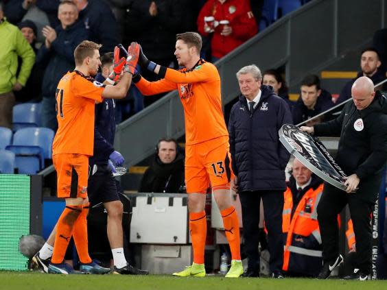 The home side were forced into a change in goal (Action Images via Reuters)