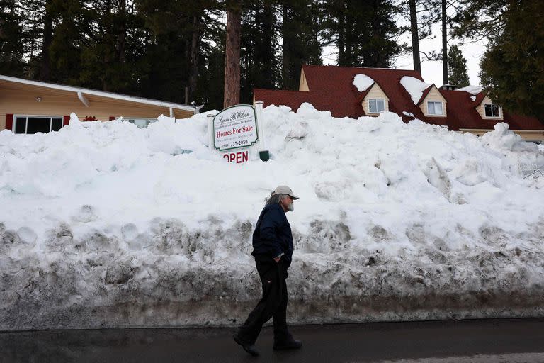 Nieve; tormenta; California; estados unidos; EE.UU.; Alemania; reino unido