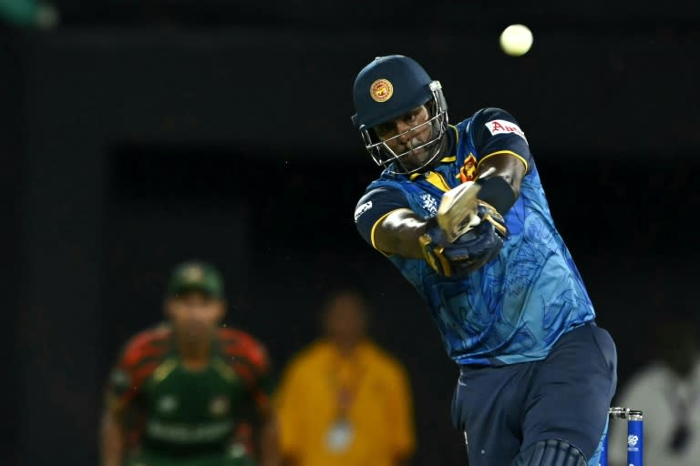 'Hurting': Sri Lanka's Angelo Mathews (ANDREW CABALLERO-REYNOLDS)