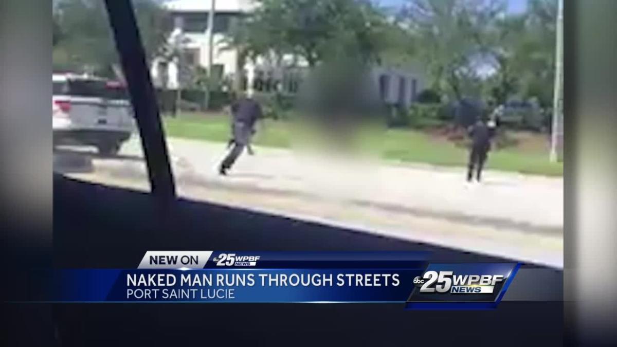 Police Chase Naked Man Through Streets