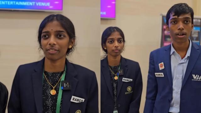 Vaishali Rameshbabu: Indian chess siblings become first brother and sister  duo to earn grandmaster title