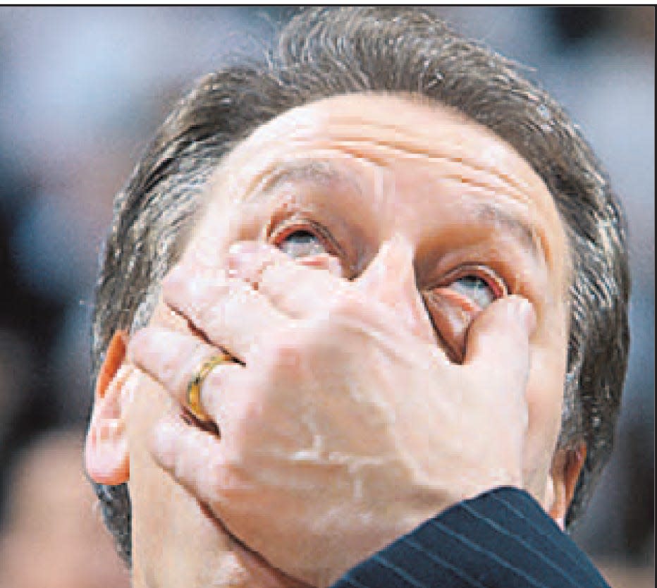 MSU coach Tom Izzo was all tears as he watched a tribute video after his 300th win as Spartans head coach.