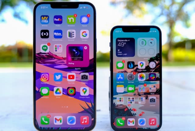 iPhone 12 Pro Max and iPhone 12 mini