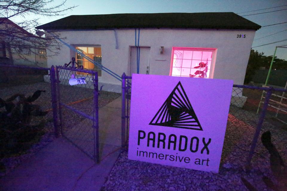 The new Paradox Immersive Art gallery at 3915 Rosa Ave. will hold its opening reception Friday.