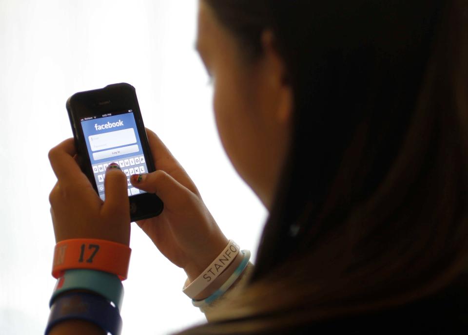 Logging onto Facebook in Palo Alto, Calif., in 2012.