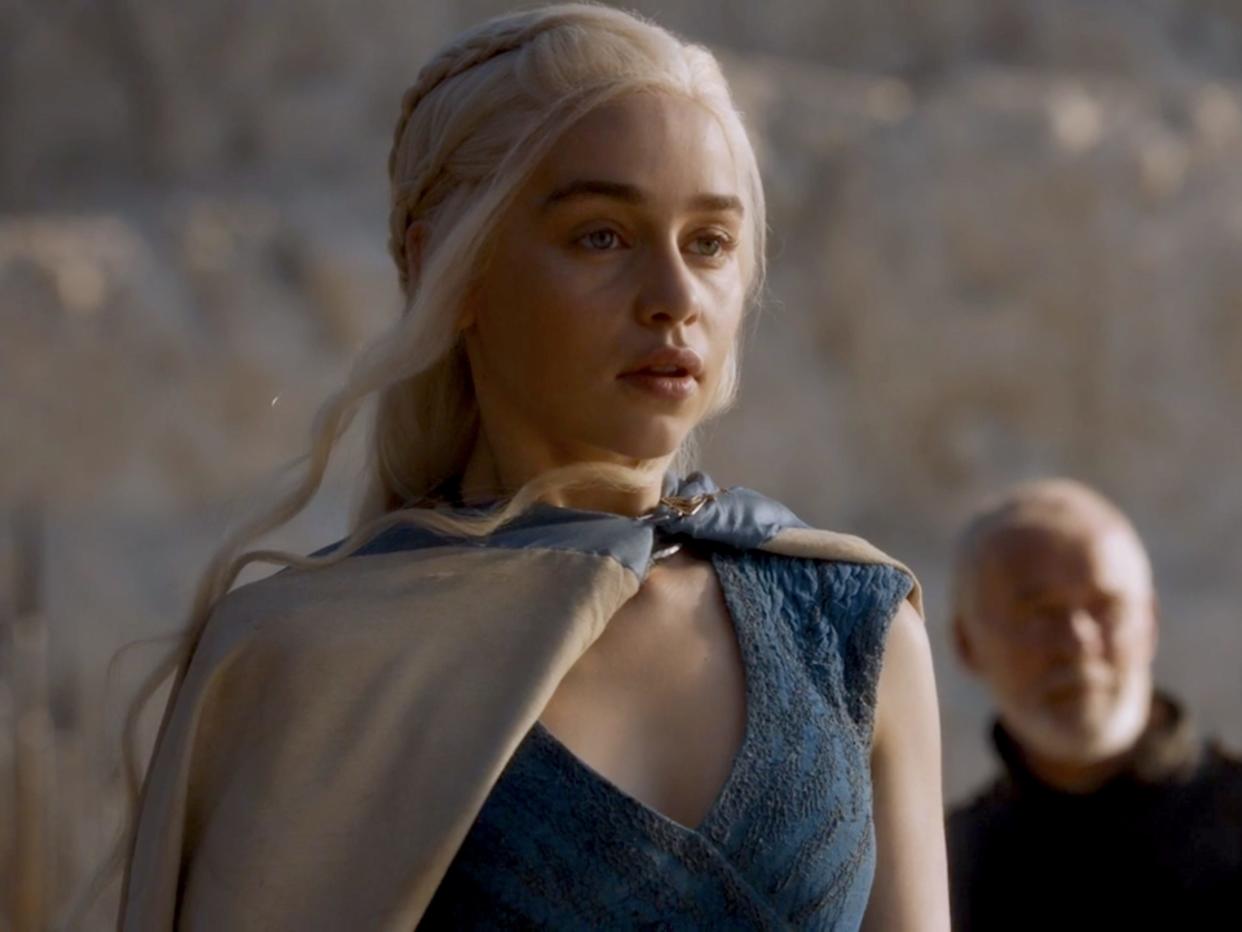 Daenerys outside Meereen Game of Thrones season four