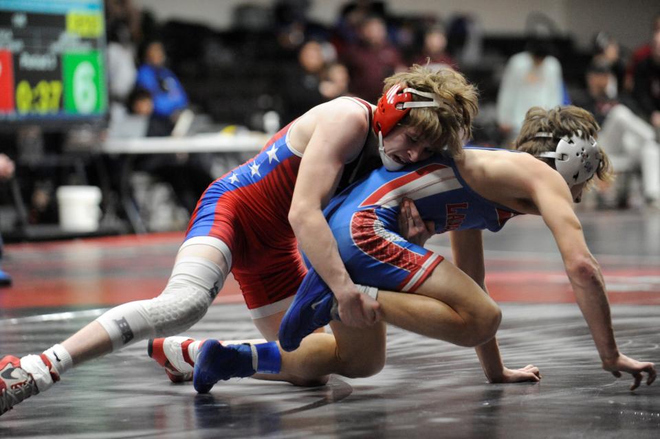 The Zane Trace Pioneers participated in the Clay Davis Memorial wrestling tournament on Feb. 4, 2023. The Pioneers took home eighth place with a team score of 91 points.