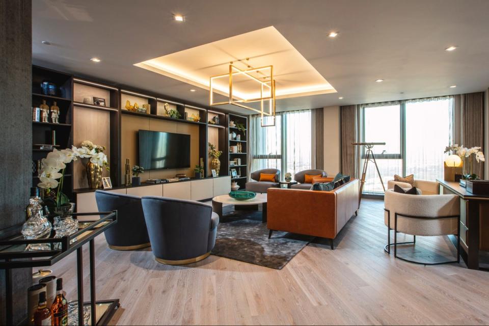 The Regent Penthouse, situated on the 29th floor of the apartment block at West End Place in Paddington, has no less than three balconies (Andrew Hendry)