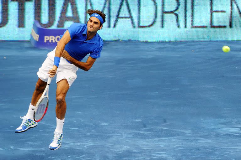 Roger fue el campeón del único torneo sobre polvo de ladrillo azul