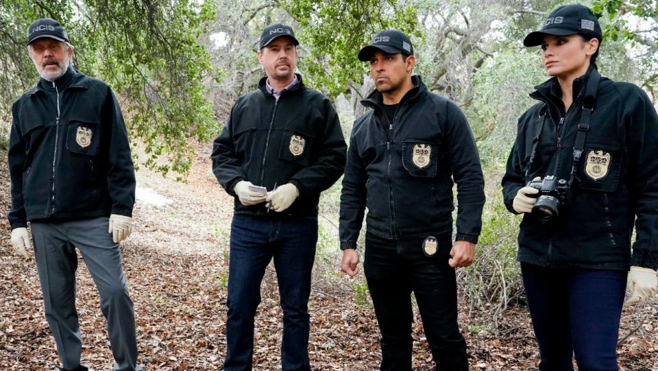 Gary Cole, Sean Murray, Wilmer Valderrama and Katrina Law on NCIS