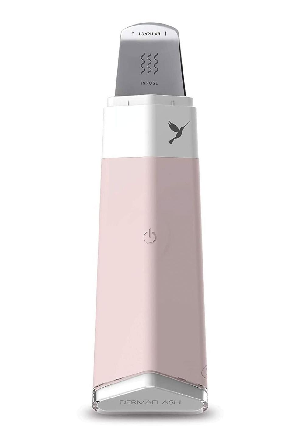 Dermaflash Dermapore Pore Extractor and Serum Infuser Device, Icy Pink