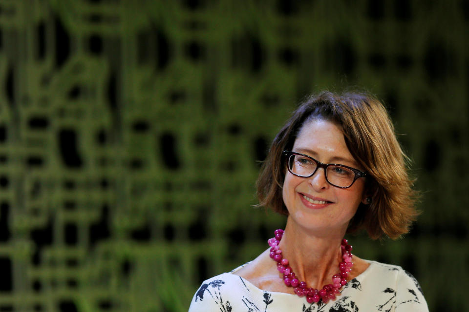 <p>La empresaria estadounidense Abigail Johnson posee una participación del 24,5% del gigante de los fondos de inversión Fidelity Investments, que fue fundada por su abuelo en 1946. Además, desde 2014 es la CEO de la empresa. Su fortuna asciende a 12.800 millones de euros. (Foto: Brian Snyder / Reuters). </p>