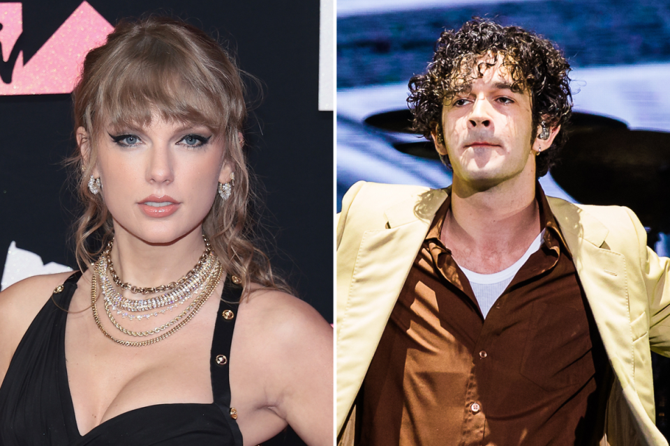 Taylor Swift y Matt Healy (Getty Images)