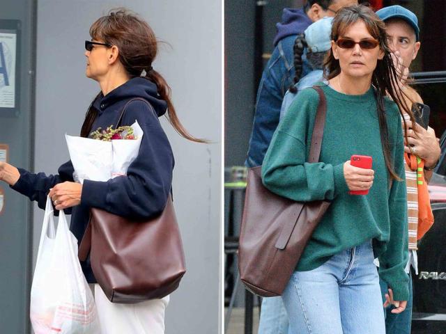 Angelina Jolie Wore the Genius Summer Bag Trend Katie Holmes