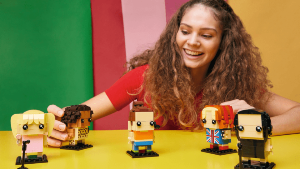 spice girls lego tribute blockheadz set