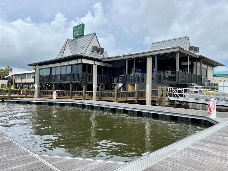 Doc Ford's on Fort Myer Beach is reopening 10 months after being pummeled by Hurricane Ian.