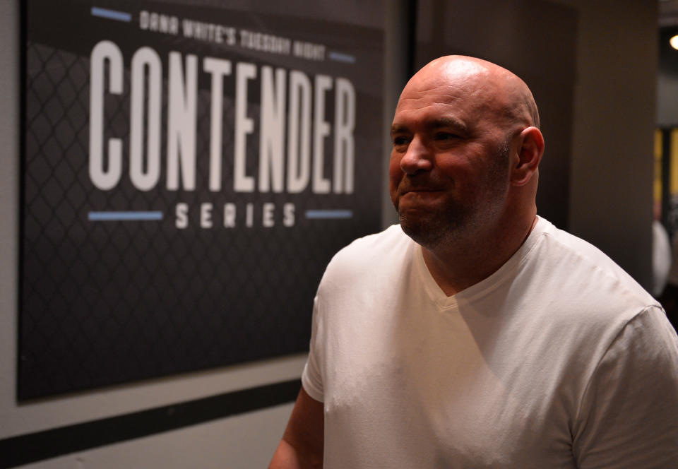 UFC president Dana White said the company “absolutely, without a doubt,” will do one of its Fight Night cards from the new facility. (Getty)