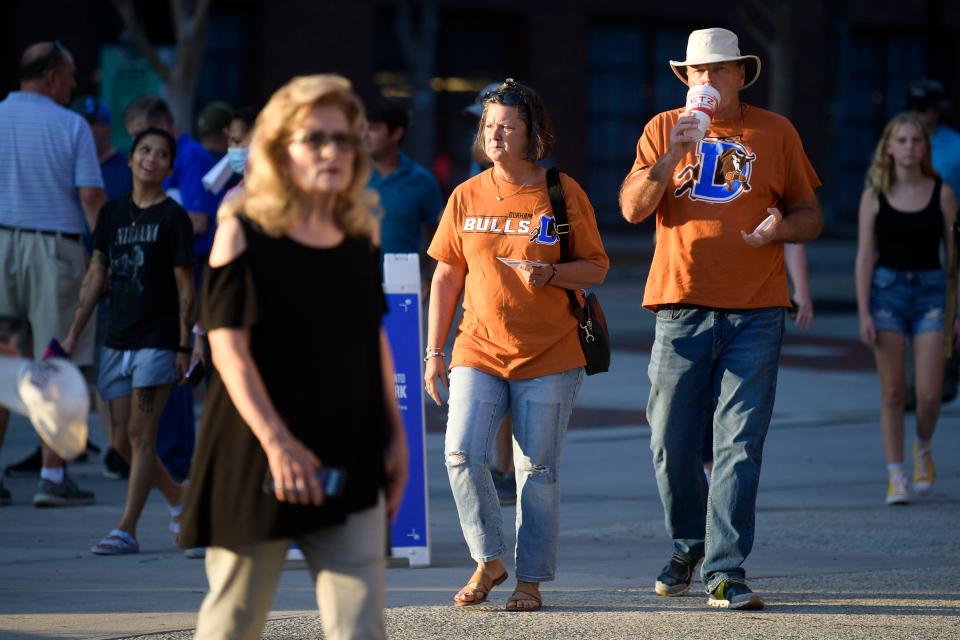 While Durham Bulls Athletic Park is located near multiple restaurants fans must pass on their way to the stadium, the gameday experience in Durham is "mostly in, mostly out," said Adam Klein, director of Durham real estate for Capitol Broadcasting Company. The restaurants and businesses around the stadium were picked due to their ability to serve as year-round destinations on their own.