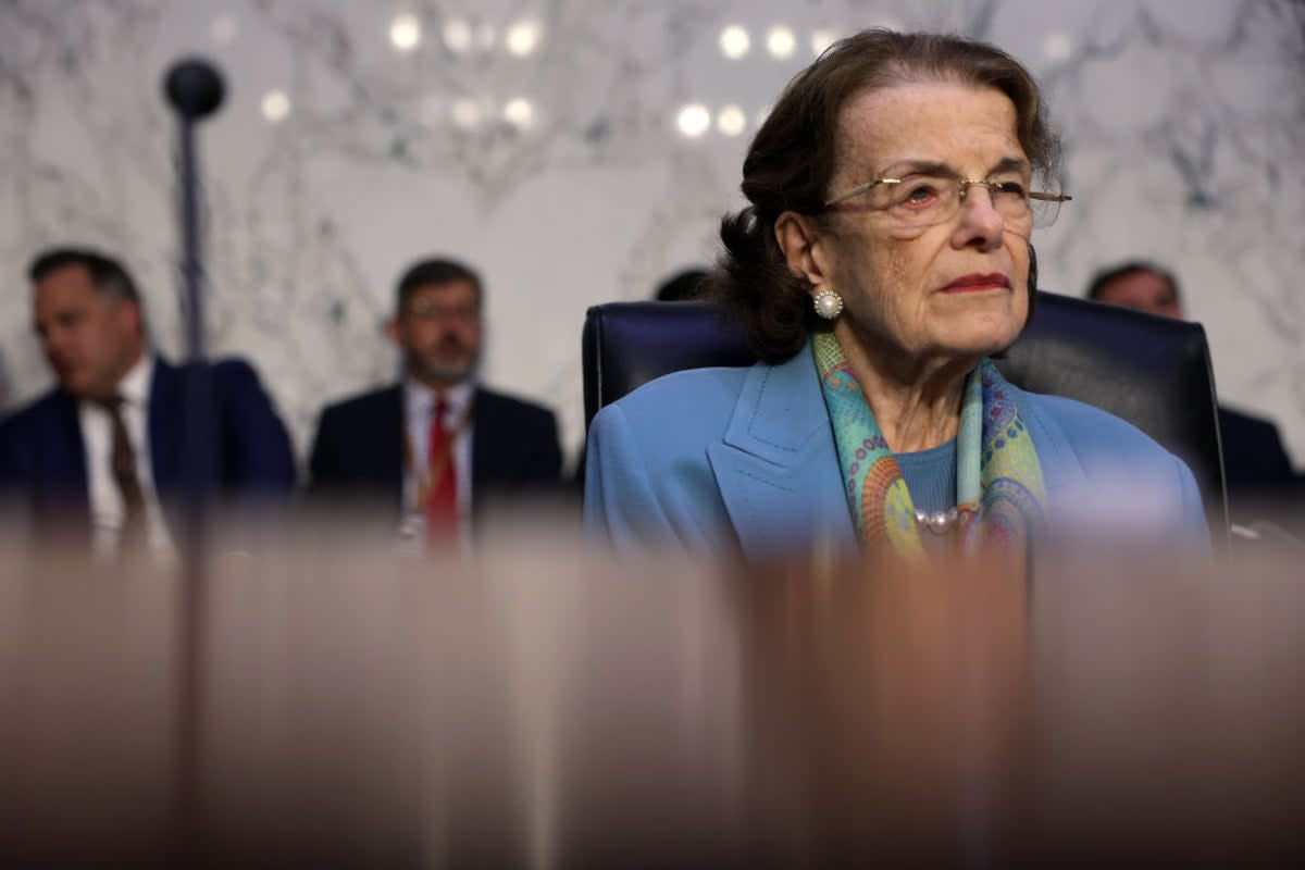 Sen Dianne Feinstein attends a hearing of the Intelligence Committee (Getty Images)