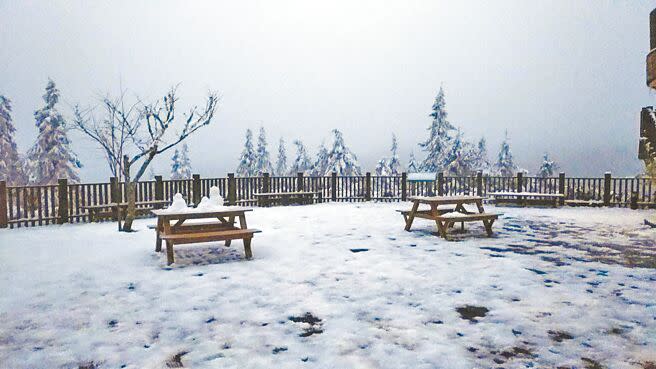 願我是那片殘雪，融為清流，滲入厚土。（本報資料照片）