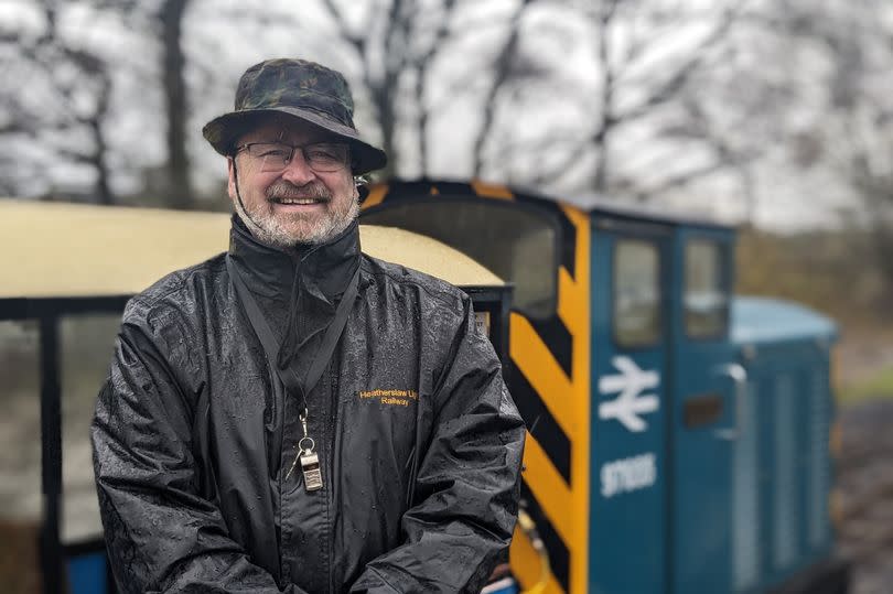 Don, who works on the Heatherslaw Light Railway in Northumberland