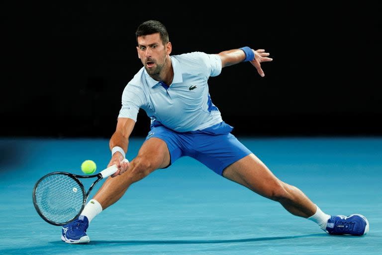 La flexibilidad de Djokovic a los 36 años; una vigencia increíble