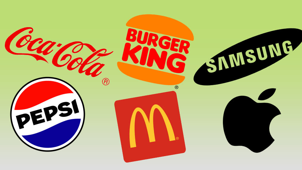  Six brand logos representing brand vs brand fights 