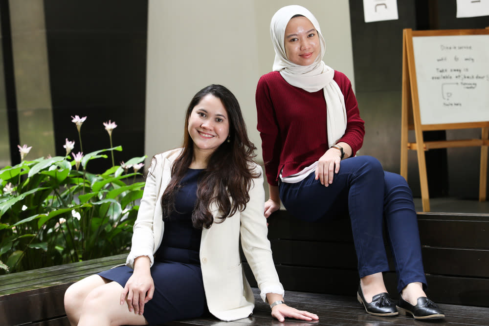 Kakak Kondom host Azryn Azhari Arshad (left) and her co-host Najwa A’liah Fairuz have teamed up to make sexual health education accessible to a young audience. — Pictures by Choo Choy May