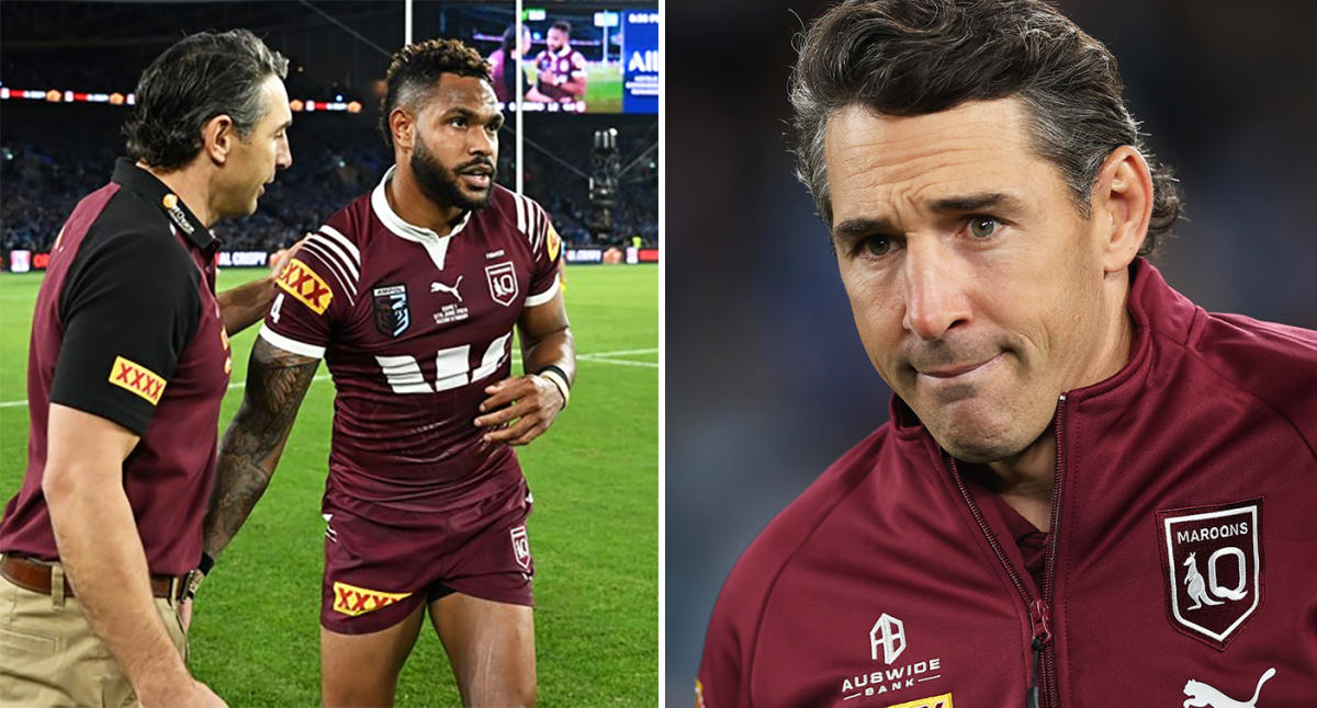 NRL responds after Billy Slater’s unusual mid-game moment with QLD player