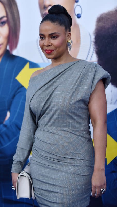 Sanaa Lathan attends the premiere of "Little" at the Regency Village Theatre in Los Angeles on April 8, 2019. The actor turns 52 on September 19. File Photo by Chris Chew/UPI