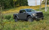 <p><a rel="nofollow noopener" href="https://www.caranddriver.com/ford/f-150-raptor" target="_blank" data-ylk="slk:The F-150 Raptor;elm:context_link;itc:0;sec:content-canvas" class="link ">The F-150 Raptor</a> is the best pickup for pulse-pounding desert running and pure, dumb fun-and it more than does its part to hold up the F-150 lineup as a solid pick among full-size trucks. The Raptor features a 450-hp twin-turbo V-6 that can deliver zero to 60 mph acceleration in 5.1 seconds. Braking is a weak point-thanks to the off-road tires-but the Raptor’s soft suspension provides a comfortable and surprisingly controlled ride on- and off-road. Of all Raptors, the SuperCrew has the best max tow and payload ratings, at 8000 pounds and 1200 pounds, but <a rel="nofollow noopener" href="https://www.caranddriver.com/reviews/2018-ford-f-150-raptor-supercab-desert-racer" target="_blank" data-ylk="slk:the stubby SuperCab model;elm:context_link;itc:0;sec:content-canvas" class="link ">the stubby SuperCab model</a> looks the most like a trophy truck and therefore is much cooler. Fuel economy is decent-we saw 18 mpg in our 75-mph real-world highway testing.</p>