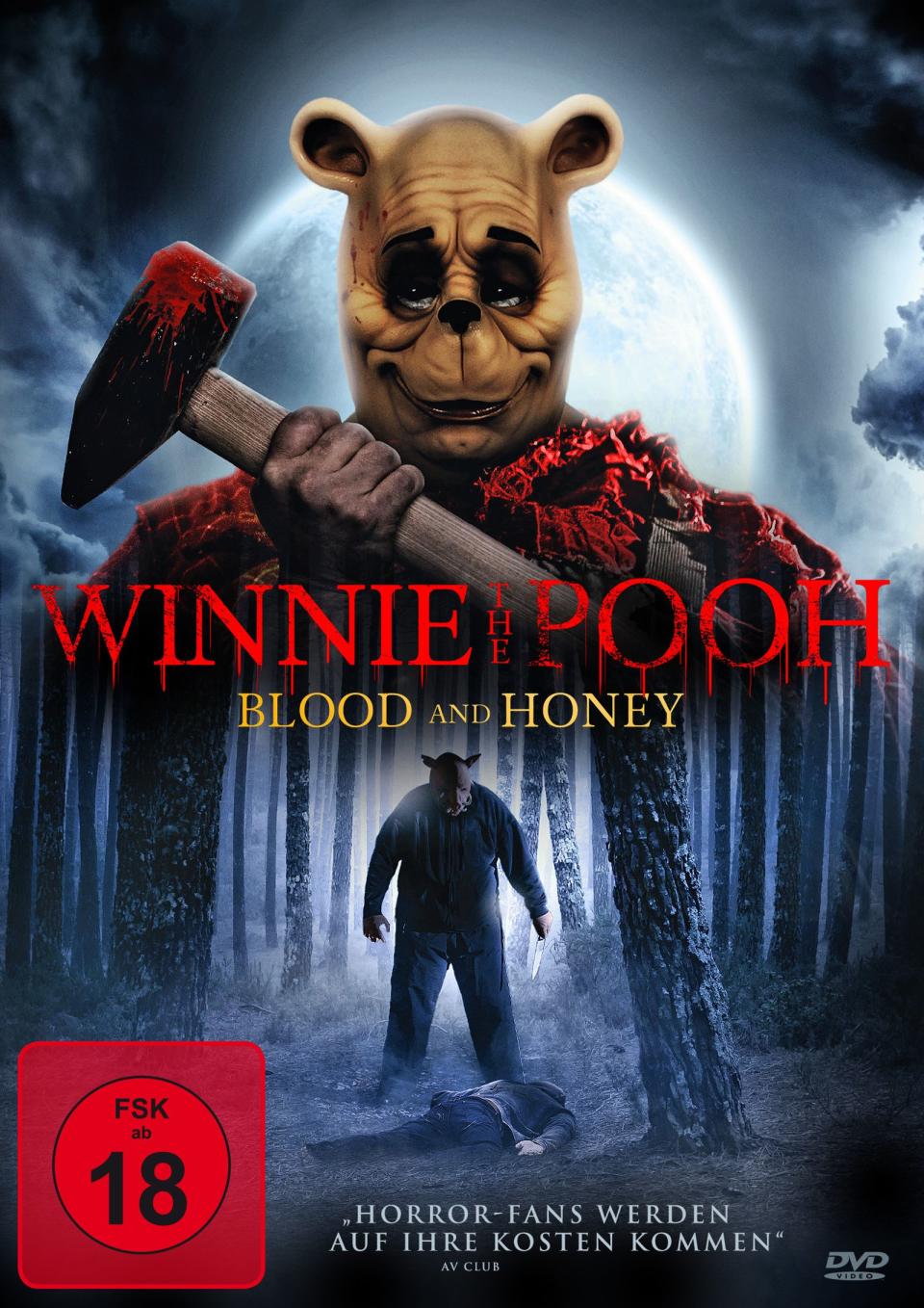 In "Winnie the Pooh: Blood and Honey" wird die beliebte Kinderbuch-Figur zum kannibalistischen Monster. (Bild: Plaion Pictures)