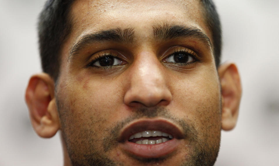 File photo dated 19/12/2012 of Amir Khan.
